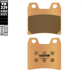 Galfer Bremseklosser, Sinter, Gate