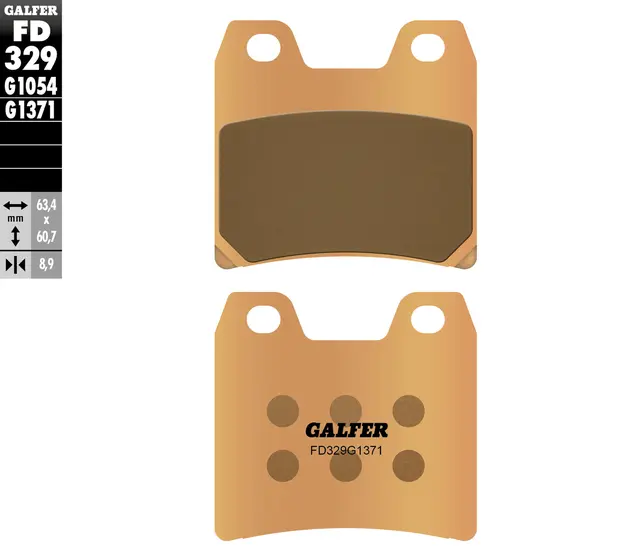 Galfer Bremseklosser, Sinter, Gate 