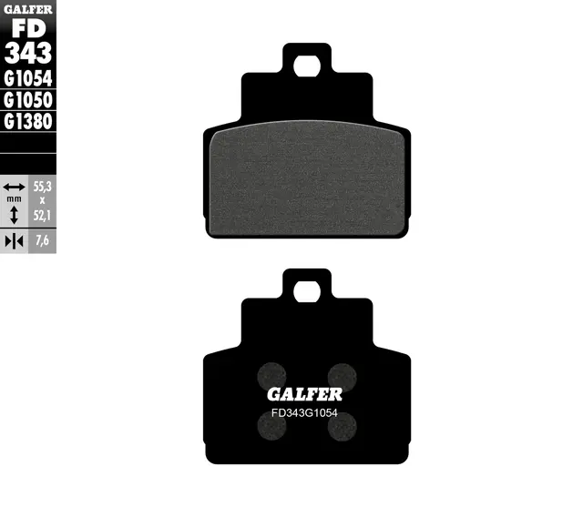 Galfer Bremseklosser, Semi-metall 