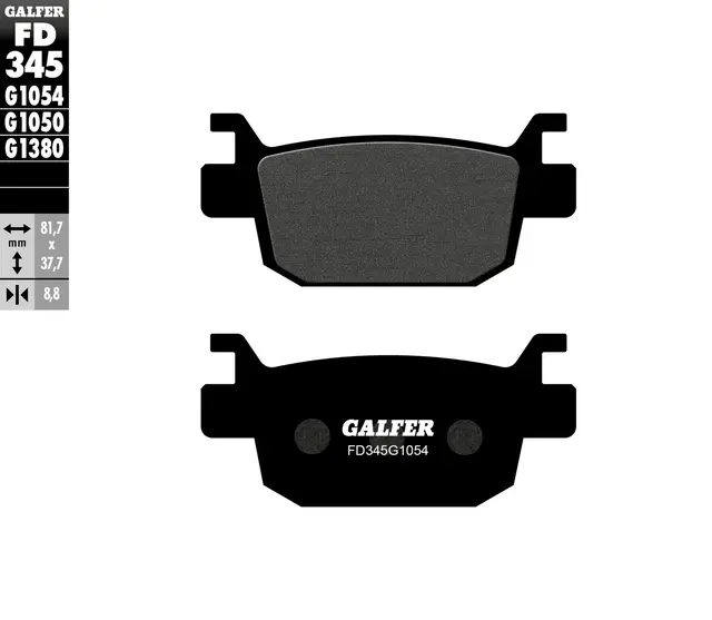 Galfer Bremseklosser, Semi-metall 