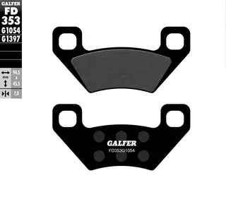 Galfer Bremseklosser, Semi-metall
