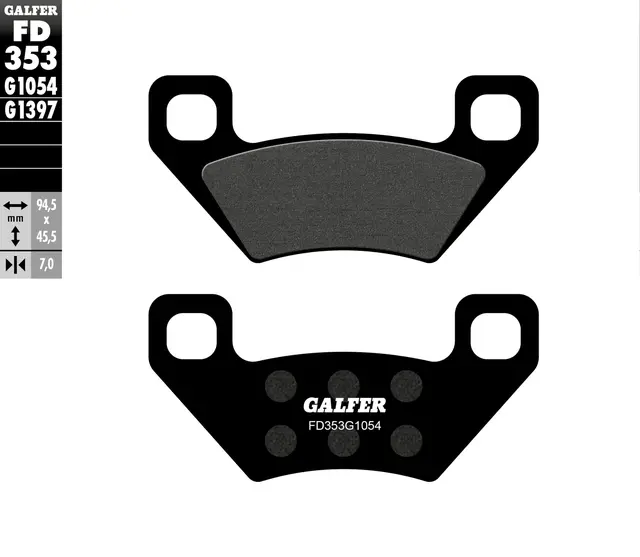 Galfer Bremseklosser, Semi-metall 