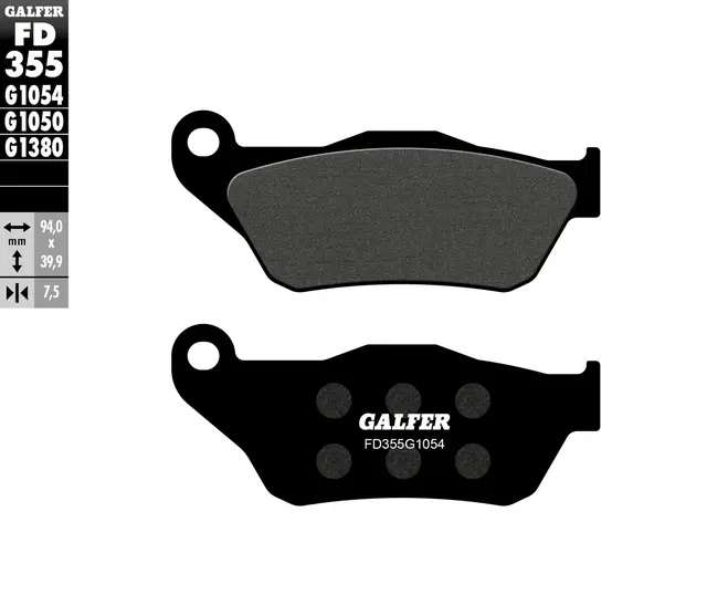 Galfer Bremseklosser, Semi-metall 