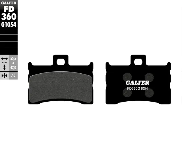 Galfer Bremseklosser, Semi-metall 