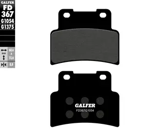 Galfer Bremseklosser, Semi-metall