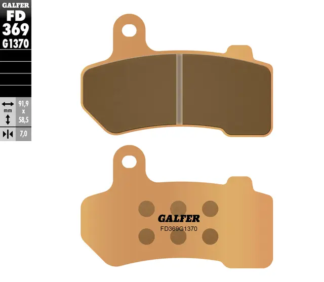 Galfer Bremseklosser, Sinter, Gate 