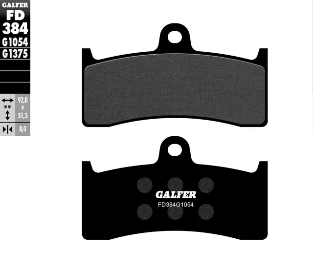 Galfer Bremseklosser, Semi-metall 