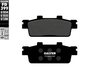 Galfer Bremseklosser, Semi-metall