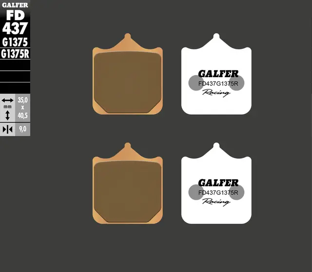 Galfer Bremseklosser, Sinter Sport, Racing 