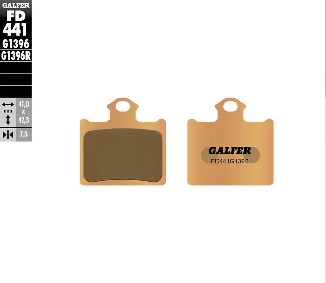 Galfer Bremseklosser, Sinter, Off-Road Kvalitet for off-road/racing-bruk 