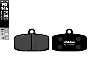 Galfer Bremseklosser, Semi-metall