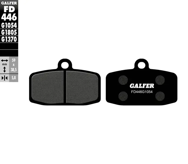 Galfer Bremseklosser, Semi-metall 