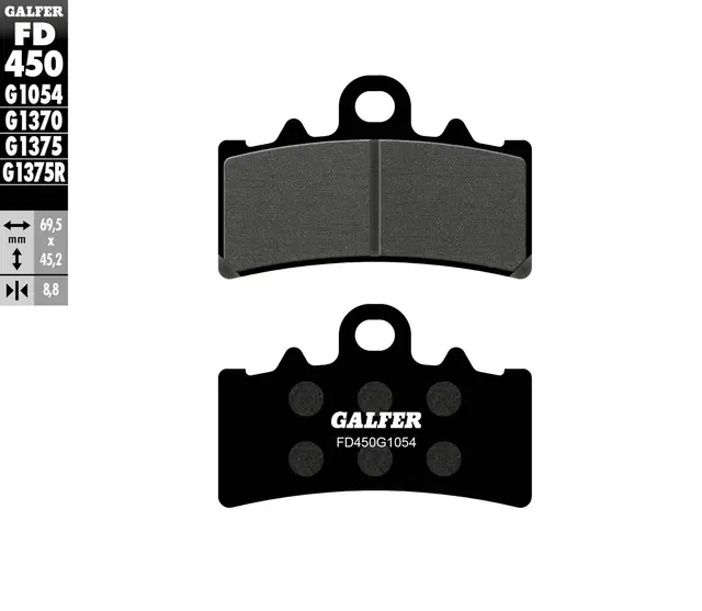 Galfer Bremseklosser, Semi-metall 