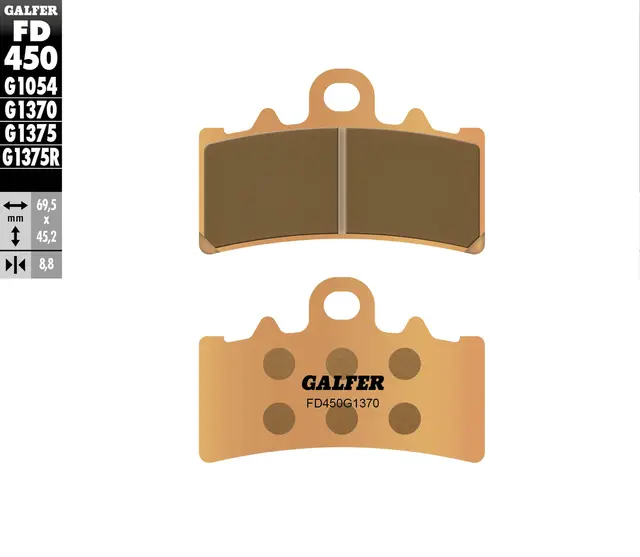 Galfer Bremseklosser, Sinter, Gate 