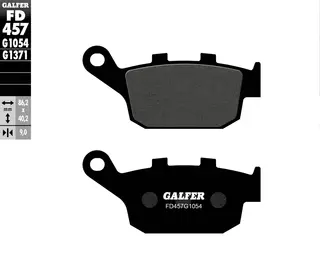 Galfer Bremseklosser, Semi-metall