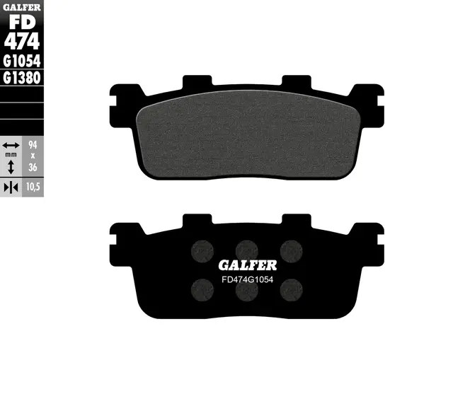 Galfer Bremseklosser, Semi-metall 