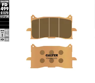 Galfer Bremseklosser, Sinter, Gate