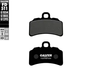 Galfer Bremseklosser, Semi-metall