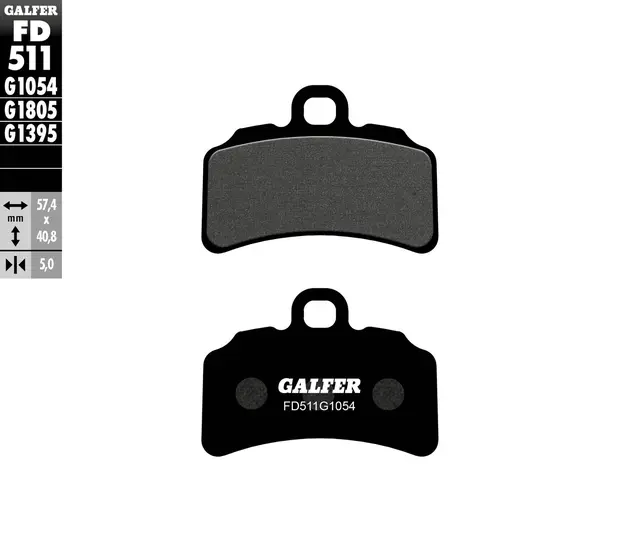 Galfer Bremseklosser, Semi-metall 