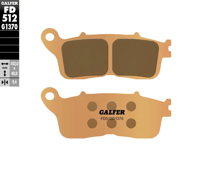 Galfer Bremseklosser, Sinter, Gate 