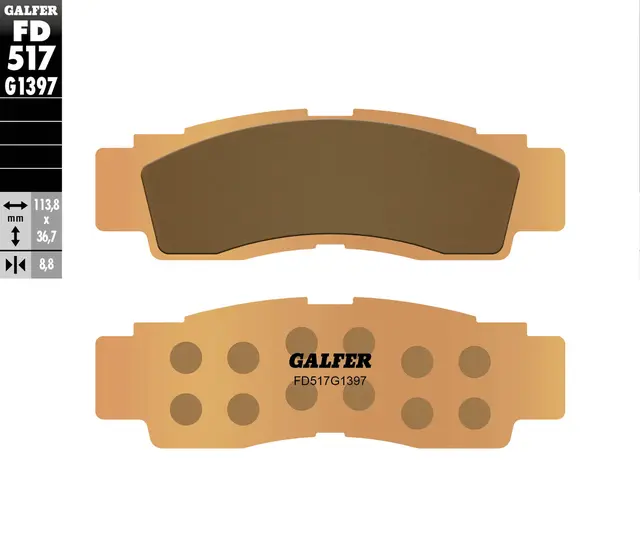 Galfer Bremseklosser - Yamaha Sinter Off-Road  YXZ 1000 (Front) 