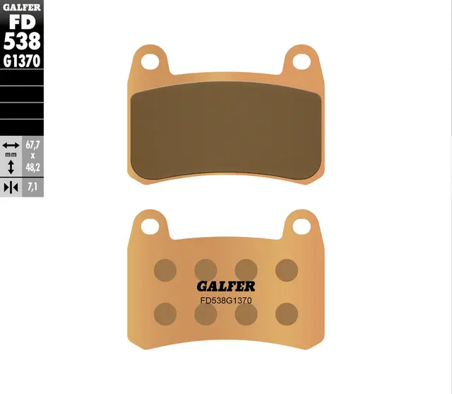 Galfer Bremseklosser, Sinter, Gate 