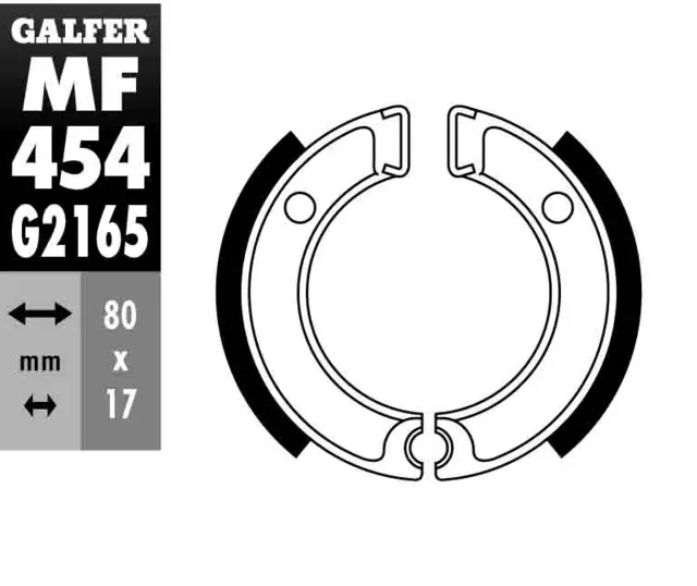 Galfer Bremsesko, MF - GZ 454-Yamaha 