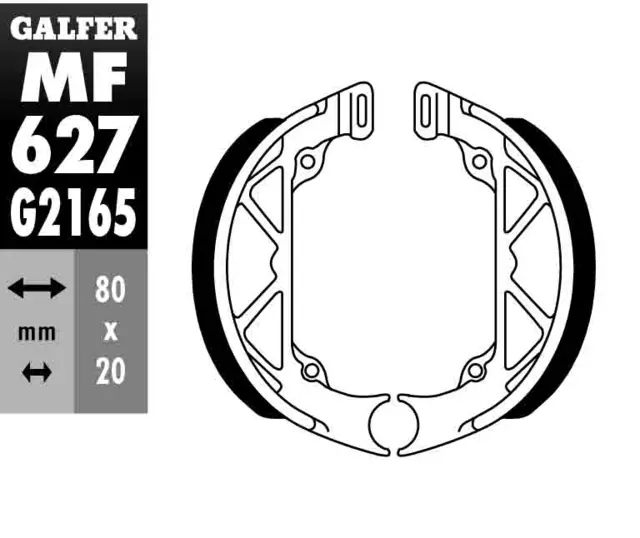 Galfer Bremsesko, MF - GZ 627-MOBILETTE 