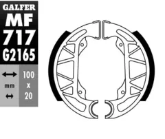 Galfer Bremsesko - TYPHOON &#39;96-&gt; MF GZ 717-