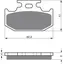 Goldfren Bremseklosser - Kawa/Suz/Yamaha KX, KDX, KLX, RM, TS, DR, XT, FZR, WR+
