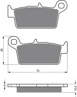 Goldfren Bremseklosser - Honda/Kawa/Suz+ Honda/Kawasaki/Yamaha
