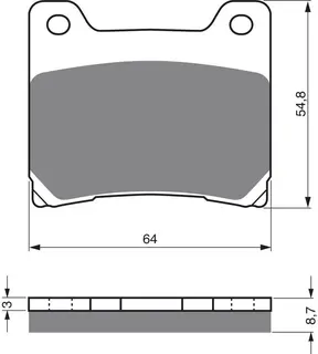 Goldfren Bremseklosser - Yamaha Klosser bak