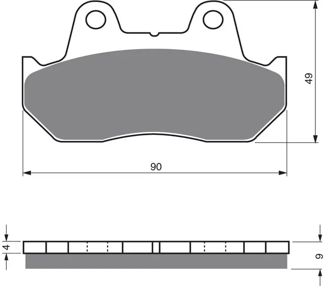 Goldfren Bremseklosser - Honda+ Klosser front 