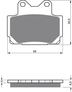 Goldfren Bremseklosser - Yamaha Klosser bak