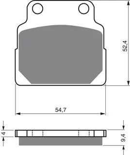 Goldfren Bremseklosser - Honda/Moto-Guzz Kvalitetsklosser for de fleste forhold