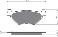 Goldfren Bremseklosser - Yamaha Klosser bak