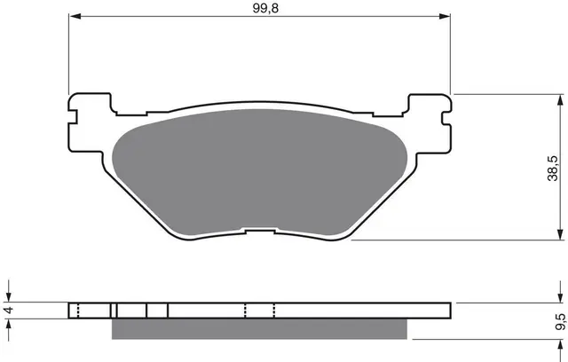 Goldfren Bremseklosser - Yamaha Klosser bak 