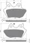 Goldfren Bremseklosser - Harley Davidson Klosser bak