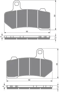Goldfren Bremseklosser - Harley Davidson Kvalitetsklosser for de fleste forhold