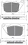 Goldfren Bremseklosser - Harley Davidson Klosser bak