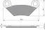 Bremseklosser - Polaris Hawkeye, Sportsman, Forest, Scrambler