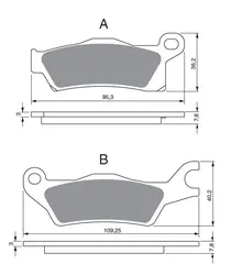 Bremseklosser - BRP Can -Am Outlander, Renegade, 450-1000cc