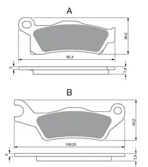 Bremseklosser - BRP Can-Am Outlander, Renegade, 450-1000cc