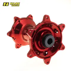 Haan Nav Framhjul - HQ/KTM+ - 22mm Aksel Rødt Nav SX 15->, EXC 16->,TC/FC/TE/FE++