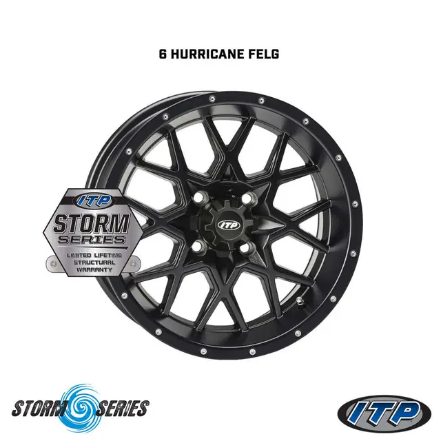 Hjulpakke 1 - Polaris 6x6 ITP Blackwater, ITP Hurricane 