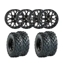 Hjulpakke 2 - Polaris 4x4 - 26&quot;/12&quot; Carlisle ACT HD E4, ITP Hurricane