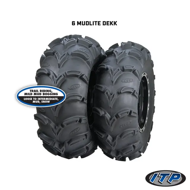 Hjulpakke 3 - Can-Am 6X6 - 28"/14" ITP MudLite XL NHS, ITP SS212 