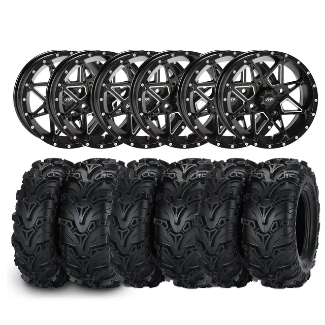 Hjulpakke 10 - Can-Am 6x6 ITP Mud Lite 2 E4, ITP Tornado 