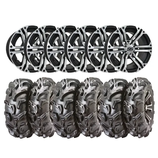 Hjulpakke 14 Can-Am 6x6 - 27"/14" ITP Mega Mayhem, ITP SS212 