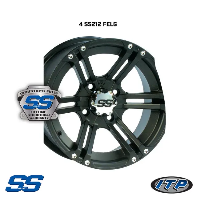 Hjulpakke 50 - Can-Am 4x4 - 25"/12" Wanda P350, ITP SS212 